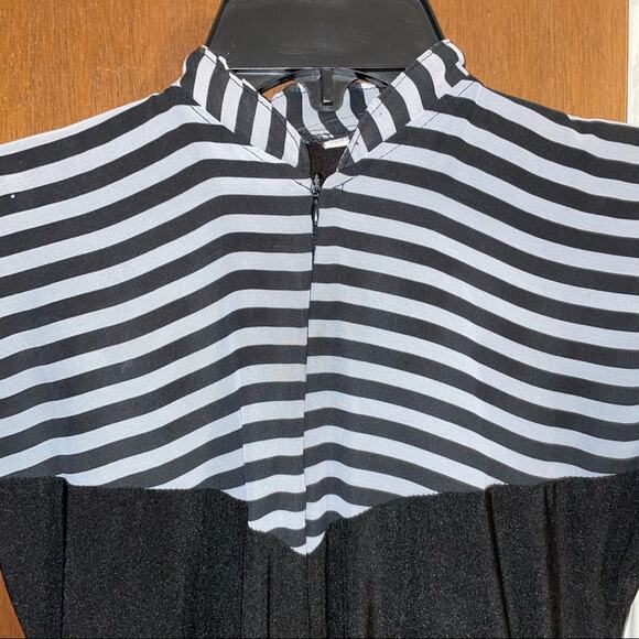 Goth Wednesday stripe maxi black - Picture 5 of 8